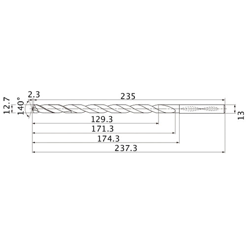 MNS1270X10DB CARB DRILL