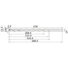 MNS1330X20DB CARB DRILL