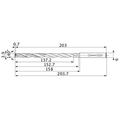 MVS0390X35S060 CARB DRILL
