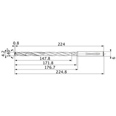 MVS0420X35S060 CARB DRILL