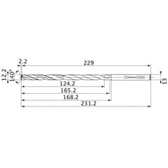 MVS1220X10S130 CARB DRILL