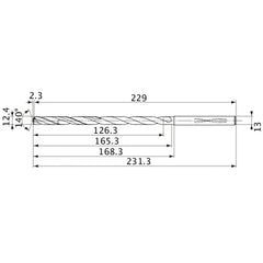 MVS1240X10S130 CARB DRILL