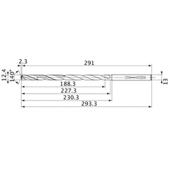 MVS1240X15S130 CARB DRILL