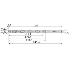 MVS1310X10S140 CARB DRILL