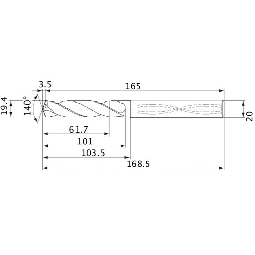 MVS1940X03S200 CARB DRILL