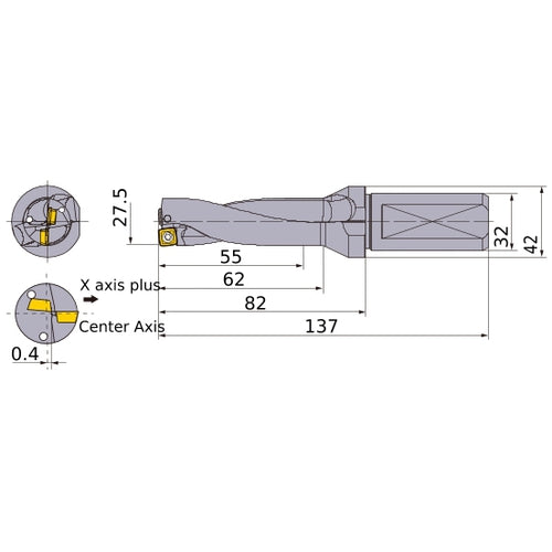 MVX2750X2F32 INDX DRILL