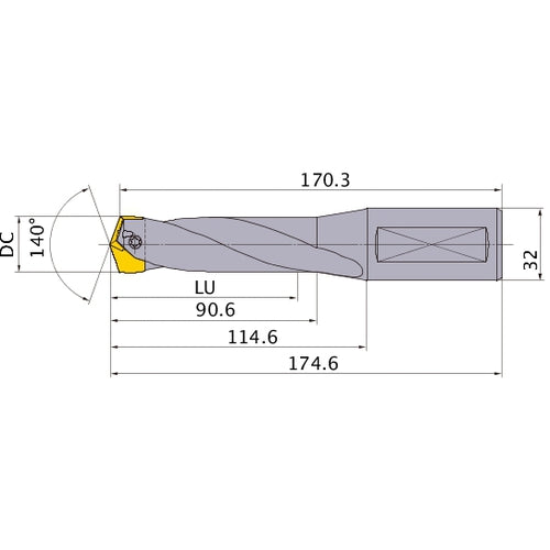 TAWSN2400S32 INDEXABLE DRILL