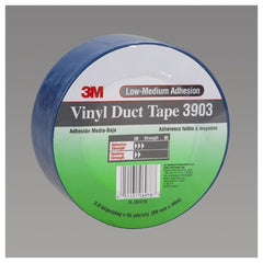3M Vinyl Duct Tape 3903 Blue 2″ × 50 yd 6.5 mil 2 Individually Wrapped Conveniently Packaged - Apex Tool & Supply