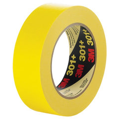 3M Performance Yellow Masking Tape 301+ 48 mm × 55 m Individually Wrapped - Apex Tool & Supply
