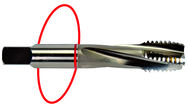 5/8-11 Dia. - H3 - 4 FL - Std Spiral Flute Tap - Red Ring - Apex Tool & Supply