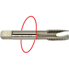 ‎4-40 Dia-H2-2 FL-Std Spiral Point Tap - Red Ring - Apex Tool & Supply