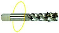 1-12 Dia. - H4 - 4 FL - Std Spiral Flute Tap - Yellow Ring - Apex Tool & Supply