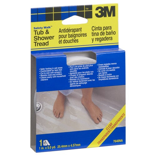 3M Safety-Walk Slip Resistant Tape 220C-R1X180 1″ × 15 ft Clear - Apex Tool & Supply