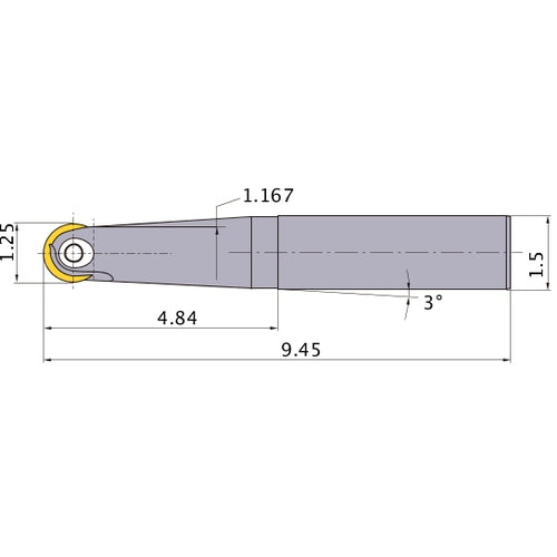 MBN121250TB INDEXABLE ENDMILL