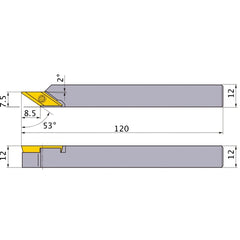 ‎BTVHR1212-75 TURNING HOLDER