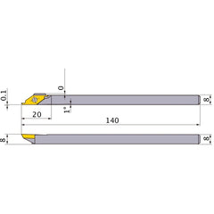 CSVHL0808 TURNING HOLDER