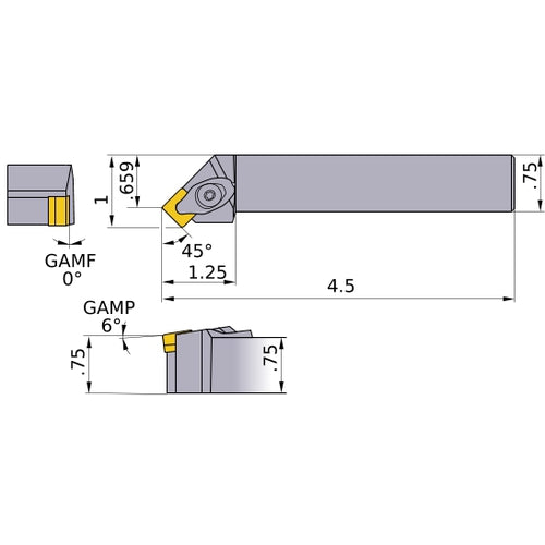 DSSNL-124 TURNING HOLDER