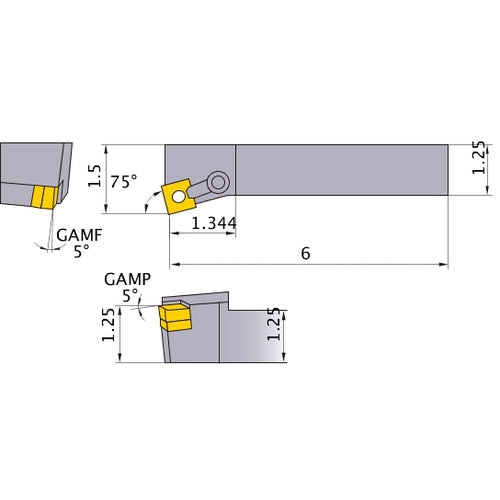 MSKNL-205D TURNING HOLDER