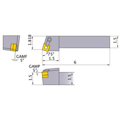MSRNR-246D TURNING HOLDER
