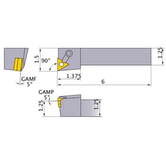 MTFNL-205D TURNING HOLDER