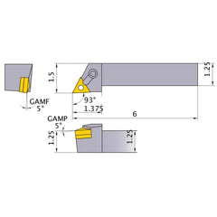 MTJNR-205 TURNING HOLDER