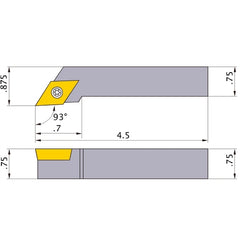SDJCR-123 TURNING HOLDER