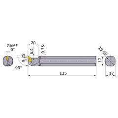 SH19K-FSDUCL11 BORING BAR