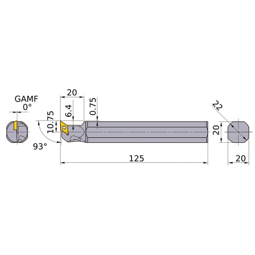 SH22K-FSDUCL11 BORING BAR