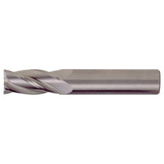 ‎3/64″ × 1/8″ × 1/8″ × 1-1/2″ RHS / RHC Solid Carbide 4-Flute Square Nose Single End General Purpose End Mill - TiCN - Exact Industrial Supply