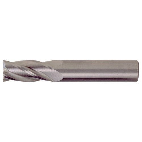 3/16″ × 3/16″ × 5/8″ × 2″ RHS / RHC Solid Carbide 4-Flute Square Nose Single End General Purpose End Mill - TiAlN