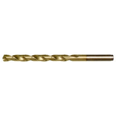 11.50mm RHS / RHC HSS-CO 8% (M42) 135 Degree Split Point Heavy Duty Cobalt Drill - TiN - Exact Industrial Supply