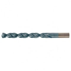 #36 RHS / RHC HSS-CO 8% (M42) 135 Degree Split Point Q-Cobalt Wide Land Parabolic Jobber Drill - TiCN - Apex Tool & Supply