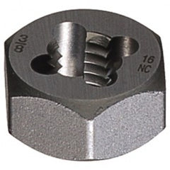 ‎1-3/8-12 0650 Carbon Steel Hexagon Rethreading Die - Apex Tool & Supply