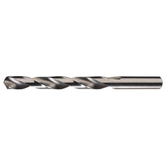 #44 RHS / RHC HSS 118 Degree Radial Point Low Helix Jobber Drill - Bright - Exact Industrial Supply