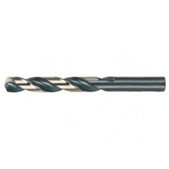#16 RHS / RHC HSS 135 Degree Split Point Heavy Duty Jobber Length Drill - Black & Gold - Apex Tool & Supply