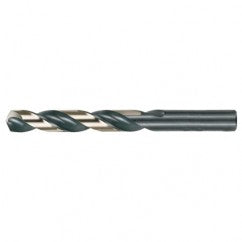 #14 RHS / RHC HSS 135 Degree Split Point Heavy Duty Jobber Length Drill - Black & Gold - Apex Tool & Supply