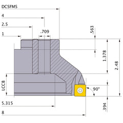ASX400R0810M FACE MILL