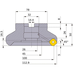 ‎WSX445-100B07AR MILL