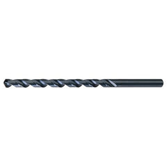 7/32″ RHS / RHC HSS 118 Degree Notched Point Extra Length Drill - Steam Oxide - Exact Industrial Supply
