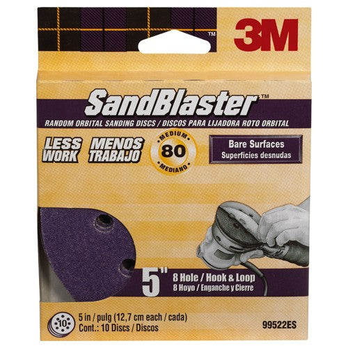 5in × 8Hole 3M™ SandBlaster™ Sanding D Alt Mfg # 99822 - Apex Tool & Supply