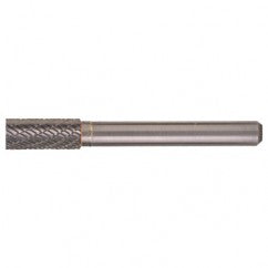 SA-51 Double Cut Solid Carbide Bur-Cylindrical without End Cut - Apex Tool & Supply