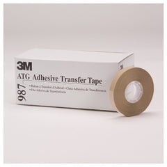3M ATG Adhesive Transfer Tape 987 Clear 1/2″ × 60 yd 1.7 mil - Apex Tool & Supply