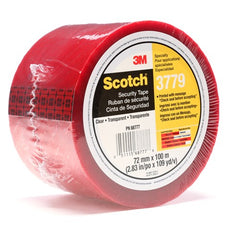 Scotch Security Message Box Sealing Tape 3779 Clear 72 mm × 100 m - Apex Tool & Supply