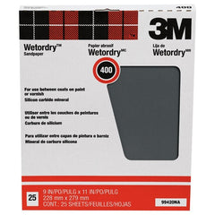 3M Wetordry Sanding Sheets 99420NA 9″ × 11″ 400 grit - Apex Tool & Supply