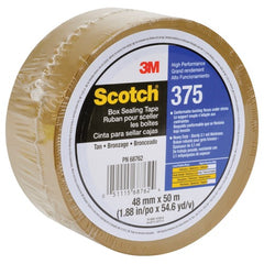 Scotch Box Sealing Tape 375 Tan 48 mm × 50 m - Apex Tool & Supply