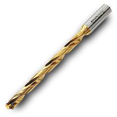 TD1300156S6R01 12xD Gold Twist Drill Body-Cylindrical Shank - Apex Tool & Supply