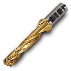 TD2200110C8R01 5xD Gold Twist Drill Body-Universal Flat Shank - Apex Tool & Supply