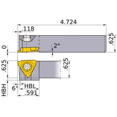 GTBHR-103 TURNING HOLDER