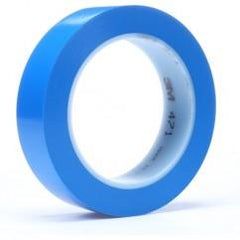 List 471 1" x 36 yds Vinyl Tape - Blue - Apex Tool & Supply