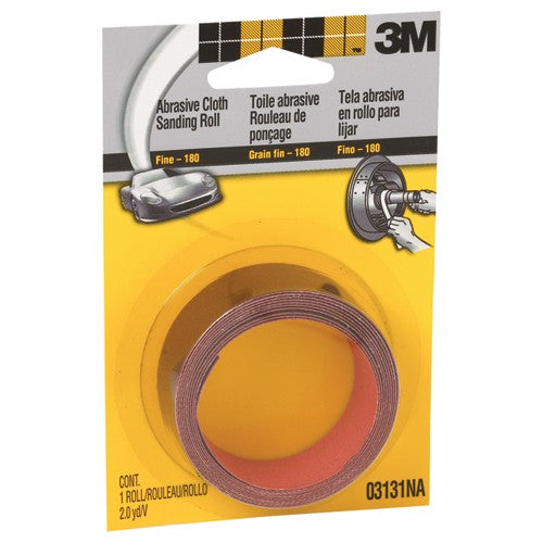 3M Abrasive Cloth Sanding Roll 03131 1″ × 6 ft fine - Apex Tool & Supply